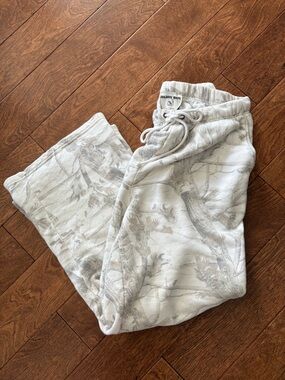 Dairy Boy White Camo wide leg sweats